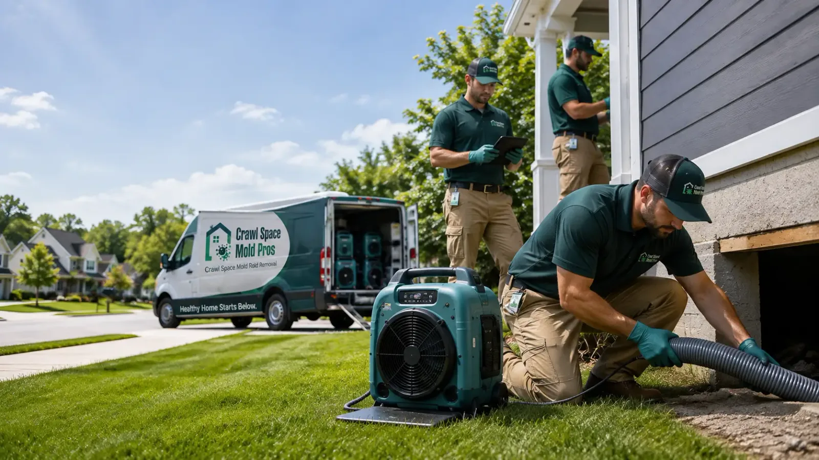 Crawl Space Mold Removal in Ardsley, NY